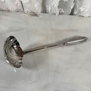 Vintage Princess House Barrington Ladle 18/10 Stainless Fluted Edge 13"